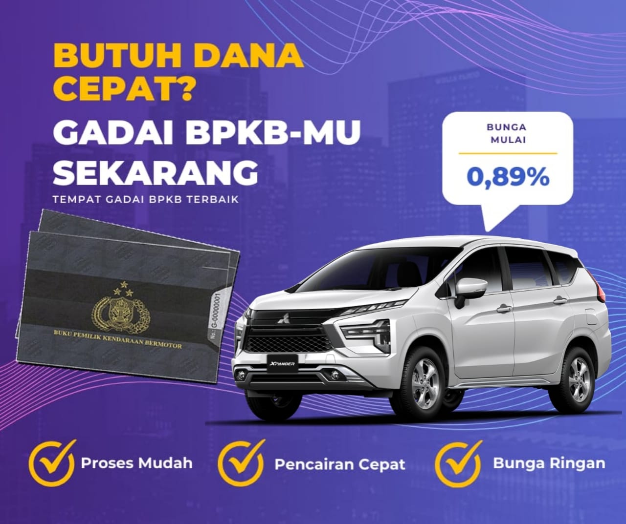 Pinjaman Dana Jaminan Bpkb Mobil Mitsubishi Xpander Dapat Pinjaman Berapa? Seperti Ini Simulasinya
